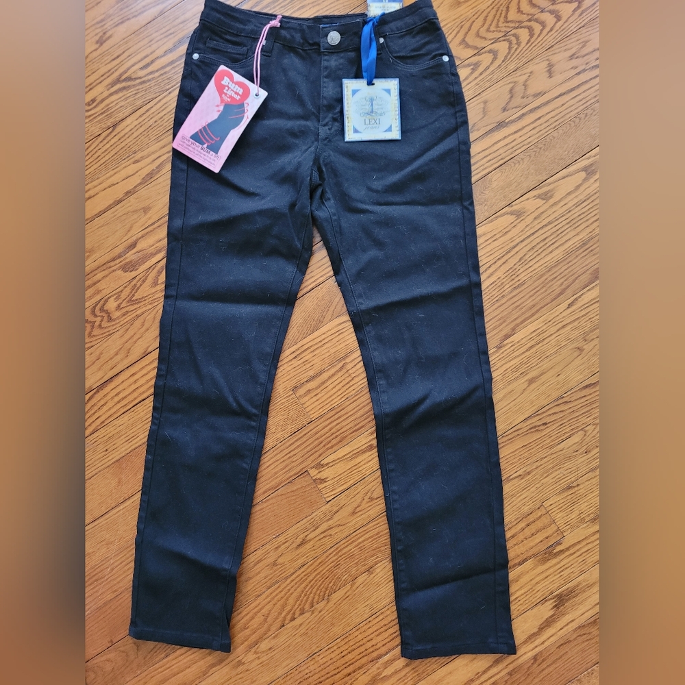 Womens black stretch jeans sz 12